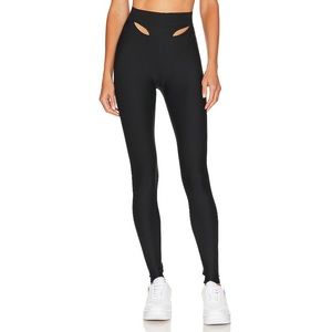 NWT ALO YOGA airlift high waist cutaway legging Small Black